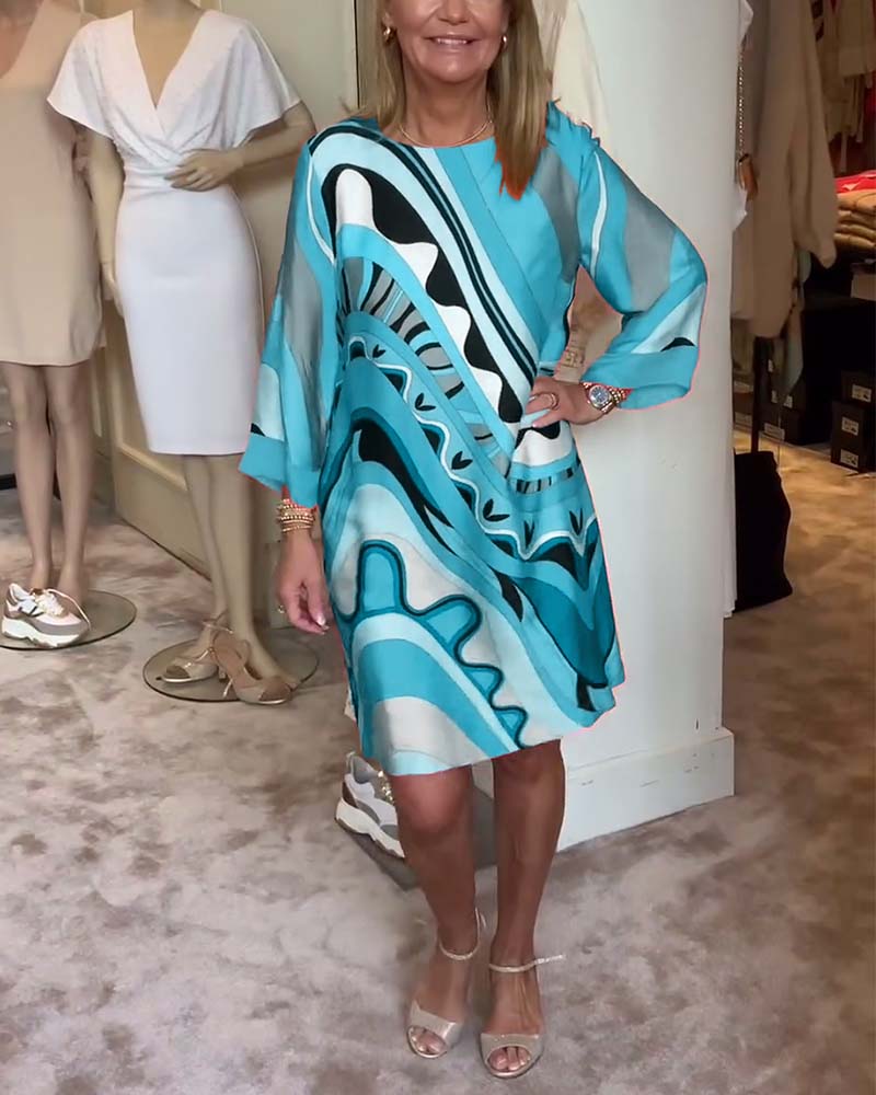 Amara | Abito Elegante con Collo Rotondo