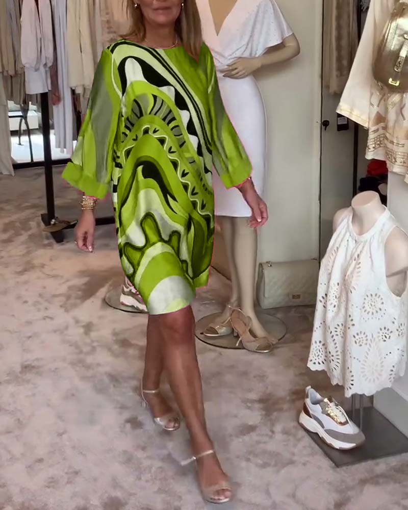 Amara | Abito Elegante con Collo Rotondo