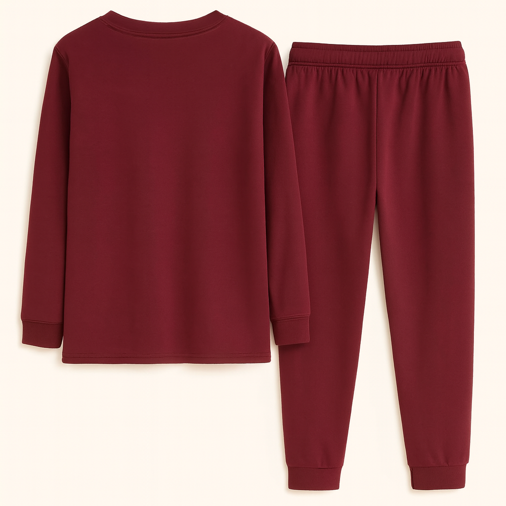 Melina | Set Invernale Comfort – Felpa Girocollo & Joggers Felpati