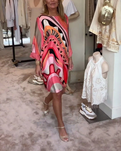 Amara | Abito Elegante con Collo Rotondo