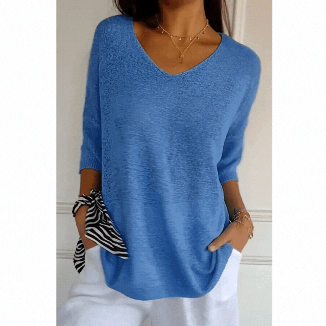 Giulia | Top intramontabile con scollo a V